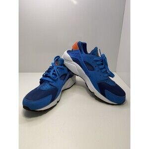 Nike Air Huarache Run 318429-402 Size 11.5 Blue/Orange White Retro 2014 No Box